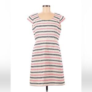Blithe New York striped white, pink and blue dress, size 10